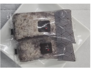 찰흑미땅콩시루